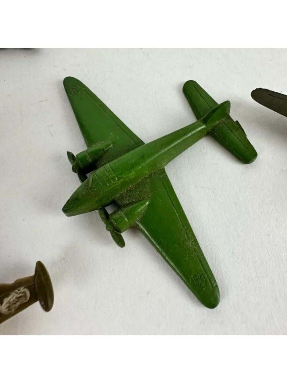 Lot Vintage Plastic Military Planes Toys